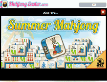 Tablet Screenshot of mahjongeaster.com
